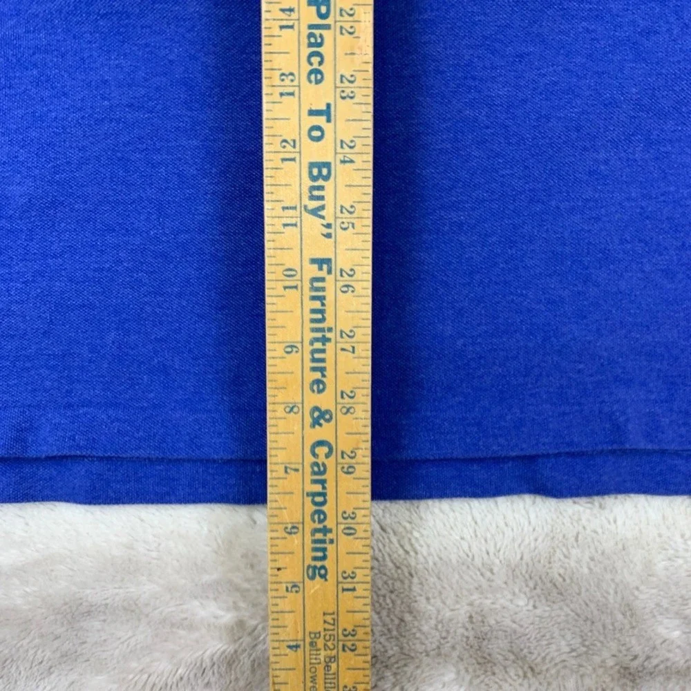Polo Ralph Lauren Mens XL Classic Fit Blue Heather Orange‎ Pony Polo Shirt